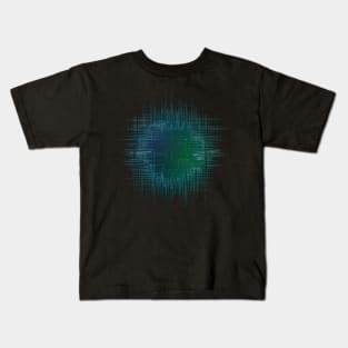 Dynamic Glitch Art Explosion Kids T-Shirt